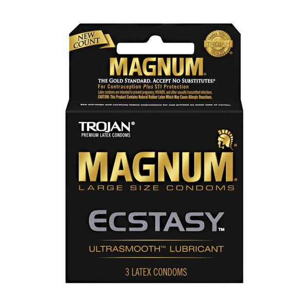 Trojan Magnum Ecstasy Condoms - Box of 3-The Edge OK
