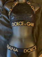 P-104 Girl Talk Banded Thong Set - Designer