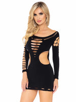 87039 Smooth Talk Shredded Dress