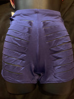 822 Shredded High Waist Shorts