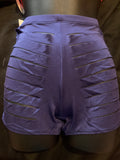 822 Shredded High Waist Shorts