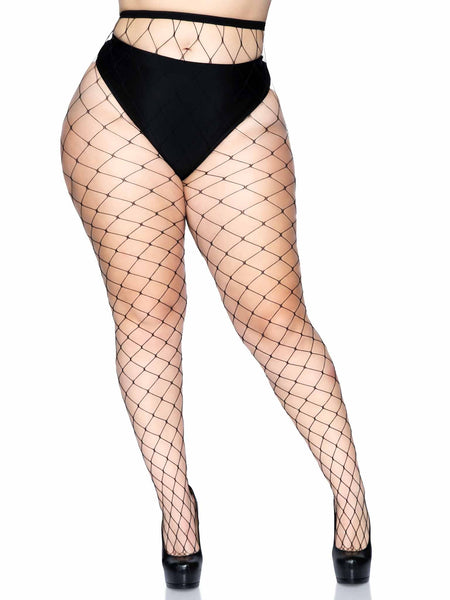 9905Q Isla Fence Net Tights-Queen