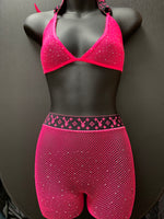 N-175 Banded Rhinestone Hosiery Set - Designer