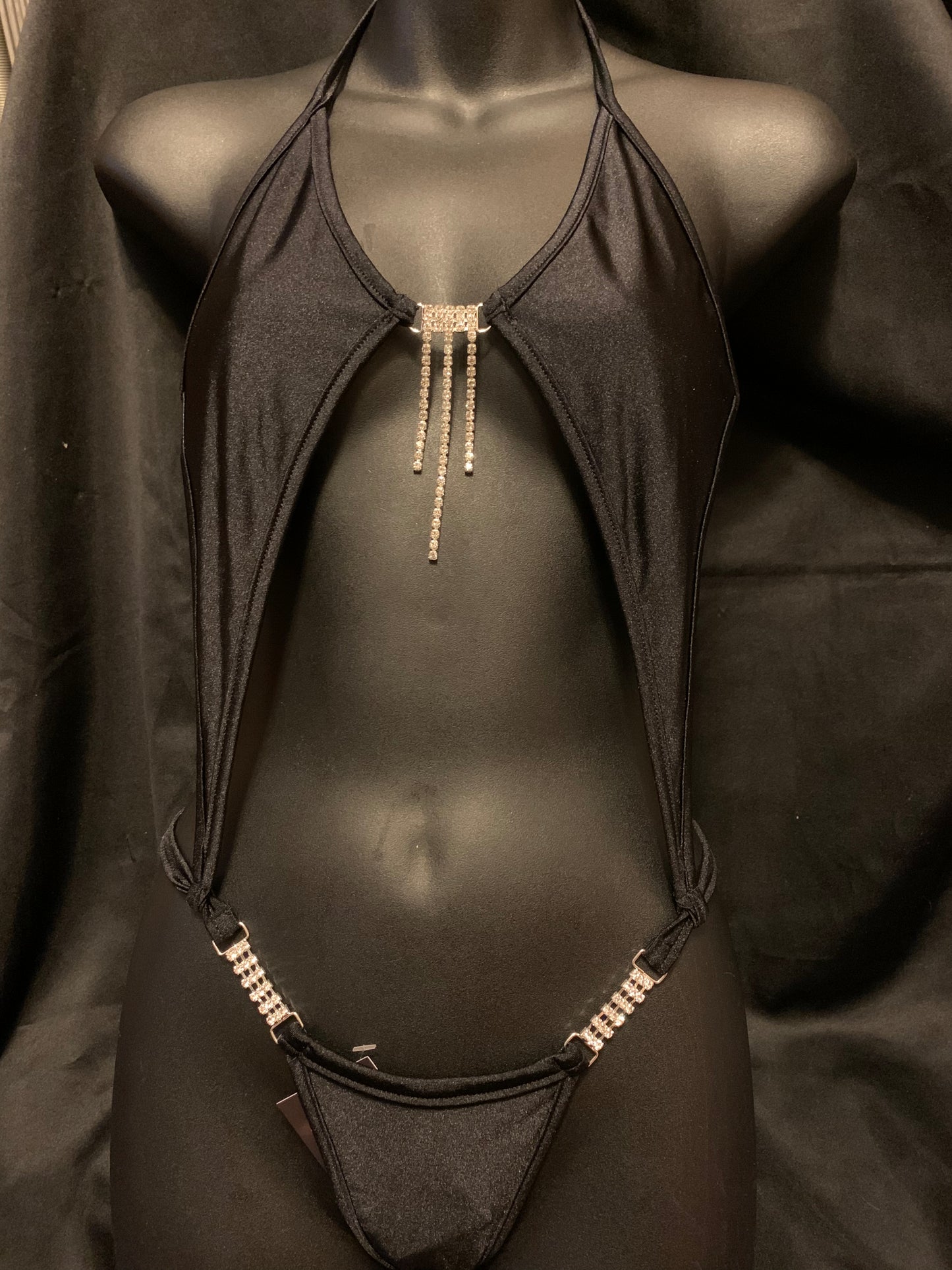 M108 Romper with Rhinestone Connector-The Edge OK