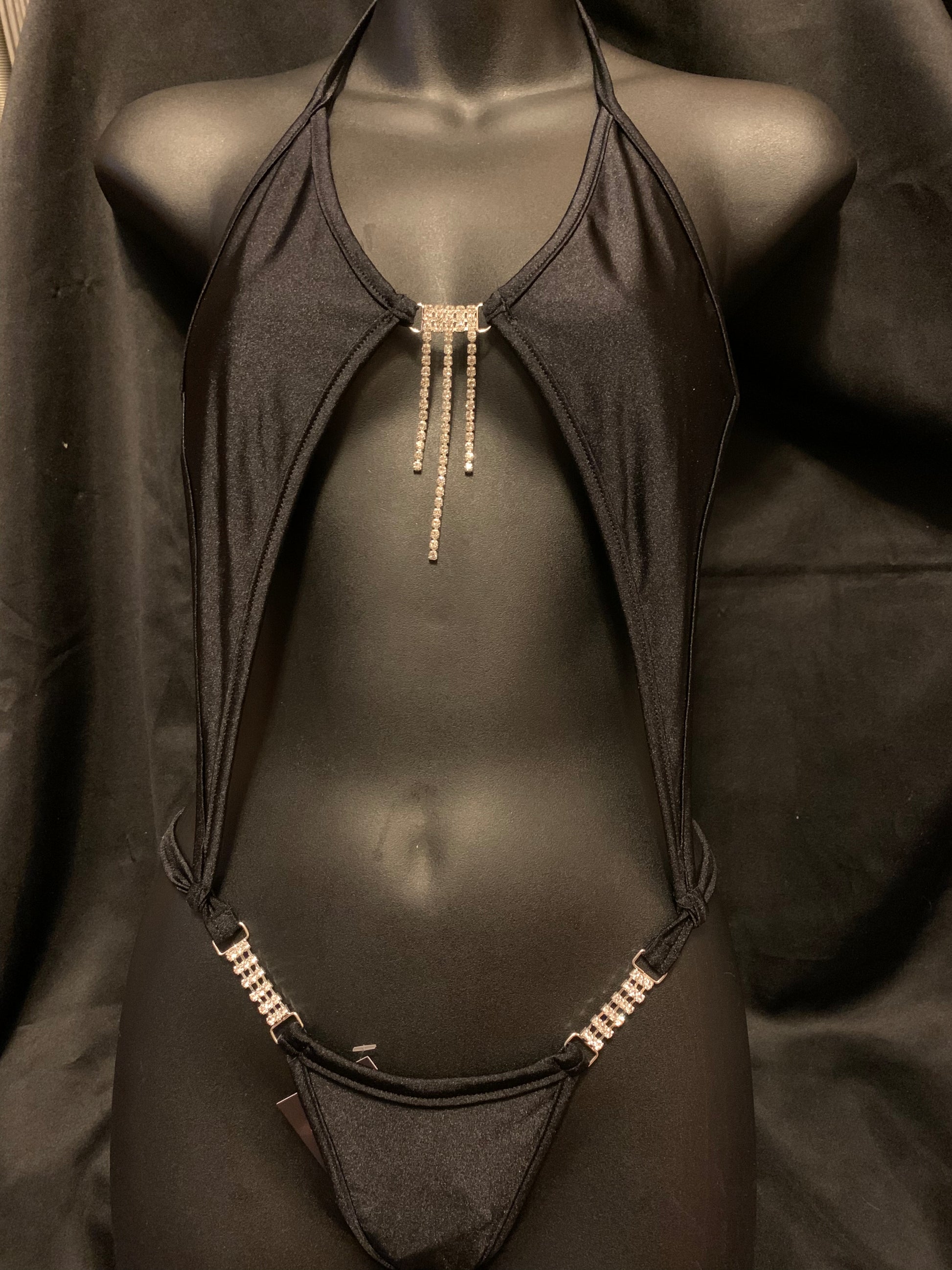M108 Romper with Rhinestone Connector-The Edge OK