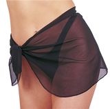 D631 Mesh Wrap Skirt