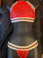 P-104 Girl Talk Banded Thong Set - Designer