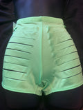 822 Shredded High Waist Shorts