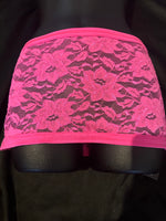 94/L Sheer Lace Mini Skirt