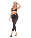 23091 Mesmerize Me 2pc Legging Set - Black