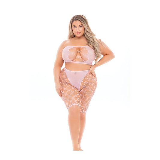 23094X Empress 2PC Bike Short Set-Pink Queen-The Edge OK