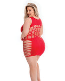 25108X Dynamite Diva Dress- Red QUEEN
