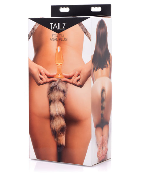 Tailz Fox Tail Glass Anal Plug-The Edge OK