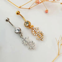 Money Dangle Belly Button Ring