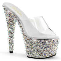 Bejeweled 701 MS 7" Slide with Rhinestone Platform