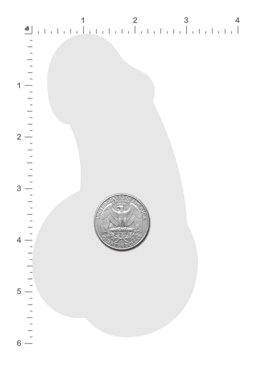 Pastease Holographic Silver Dick Nipple Pasties-The Edge OK