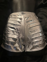 822 Shredded High Waist Shorts