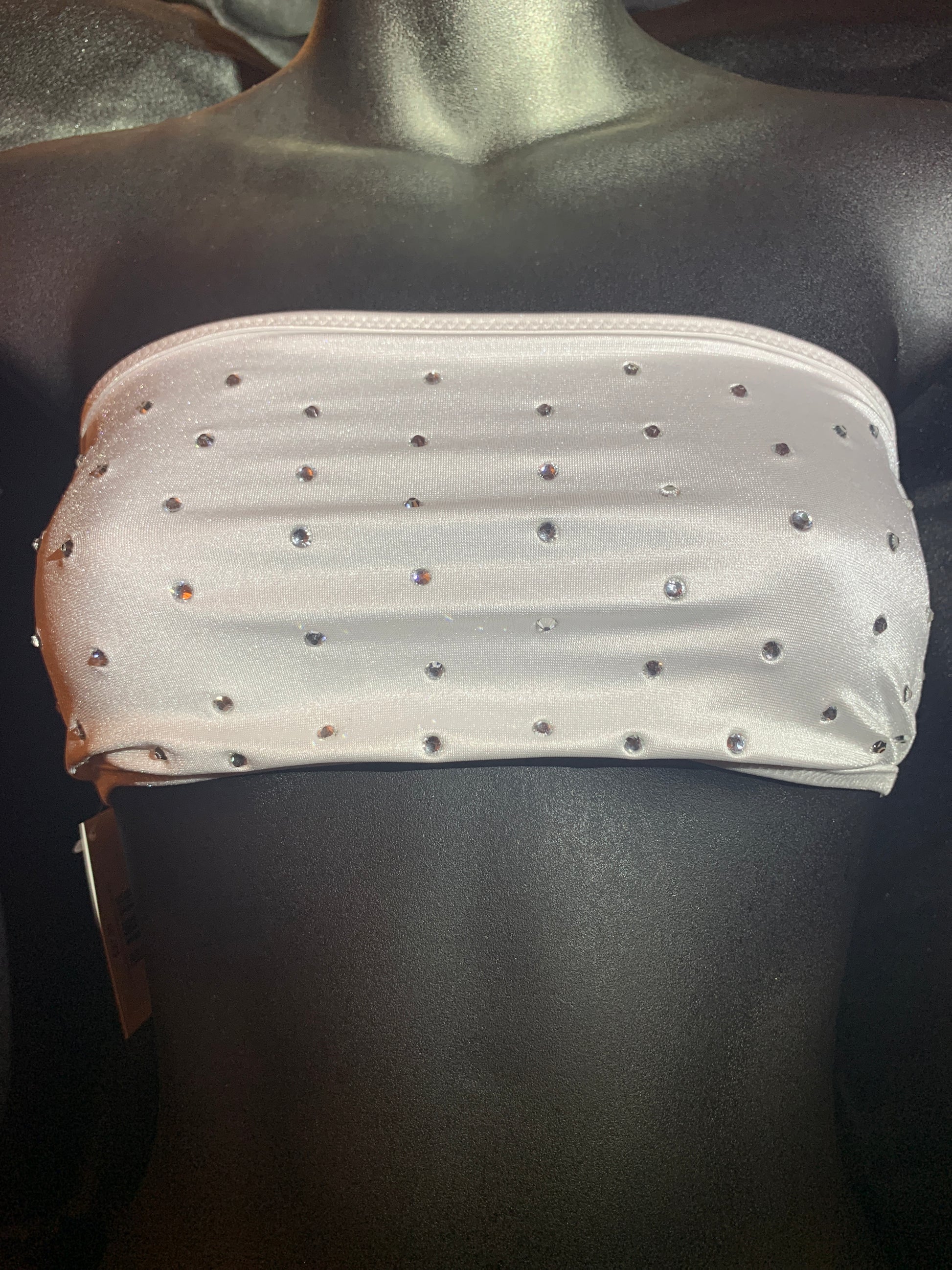 C-072RH Tube Top w/rhinestones-The Edge OK