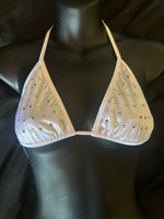 1038MR Medium Rhinestone Triangle Top