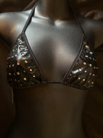 1038MR Medium Rhinestone Triangle Top