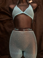 N-175 Banded Rhinestone Hosiery Set - Designer