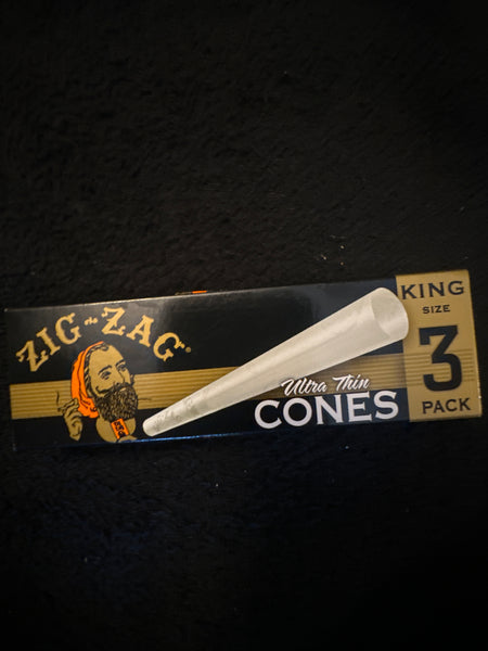 Zig Zag Ultra Thin Cones - 3 Pack-The Edge OK
