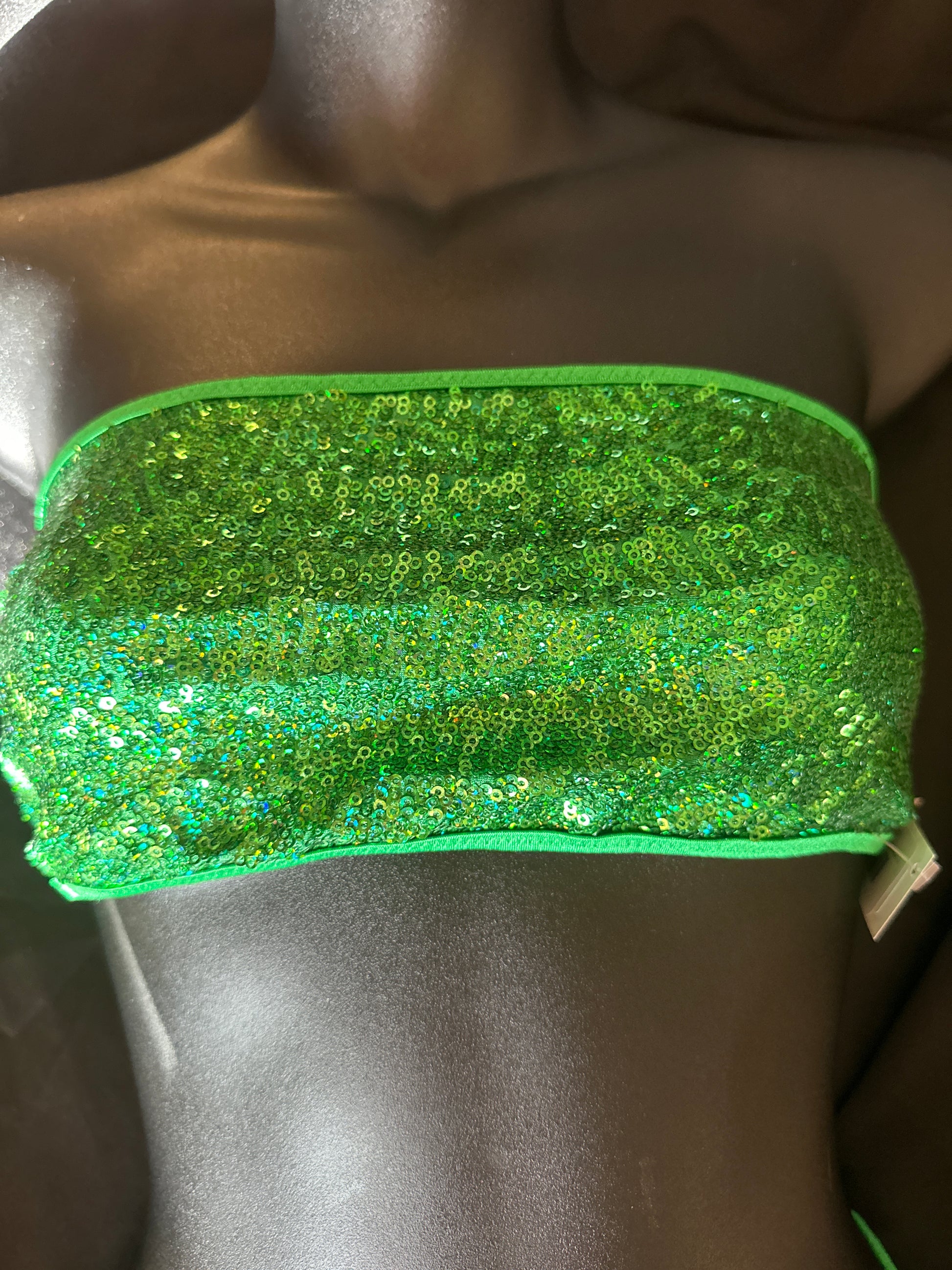C-072 Sequin Tube Top-The Edge OK