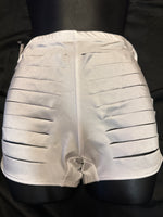 822 Shredded High Waist Shorts-The Edge OK
