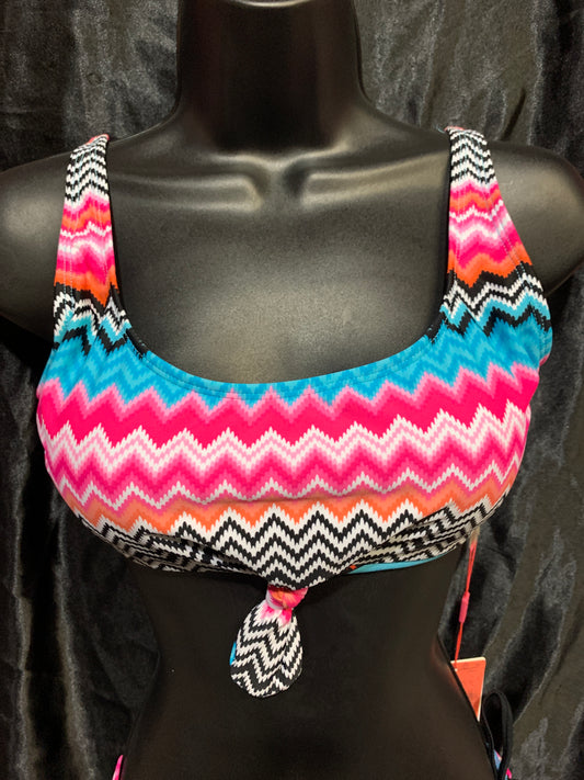 647-6577 Knotted Front Bralette-The Edge OK