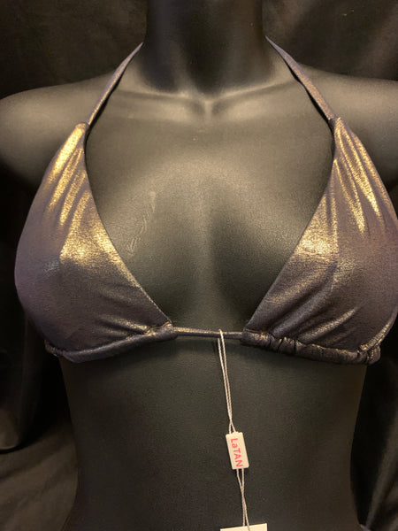NC23 Metallic Gold Triangle Top