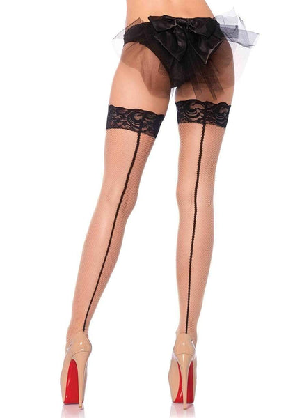 9992 May Fishnet Thigh High Stockings