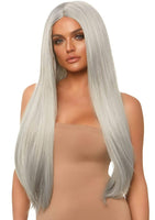 A2864 33" Long Straight Center Part Wig