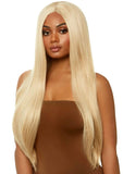 A2864 33" Long Straight Center Part Wig