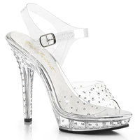 Lip 108RS 5 inch Rhinestone Studded Heel w/Ankle Strap