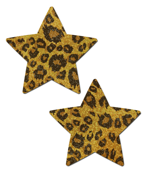 Pastease Premium Pasties Gold Cheetah Star-The Edge OK